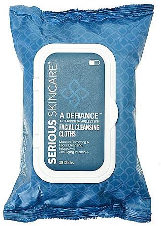 Serious Skincare A Defiance Facial Cleansing Cloths 30 Count