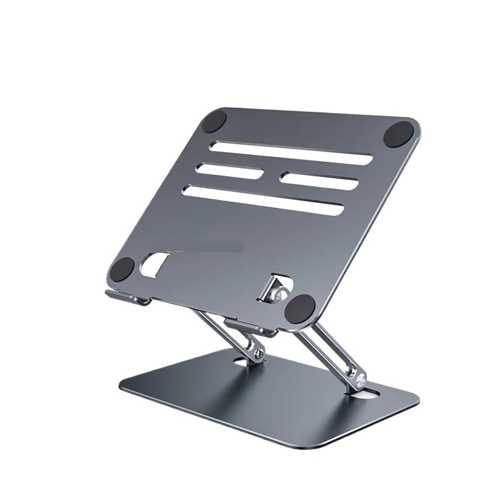 Support ordinateur portable pliable alu avec ventilateur pour bureau