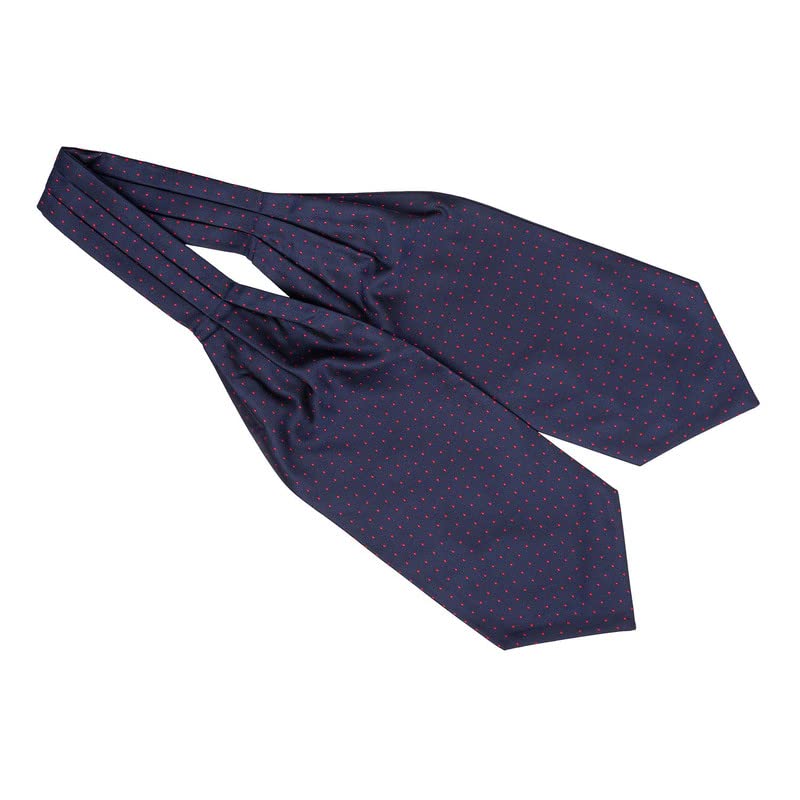 Image of The Tie Hub Microfibre Cravat for Men - Formal & Wedding Occasion Wear