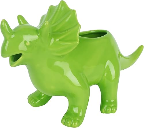 Miniatura 8 de Vencer Gravy Boat Funny Novelty Stegosaurus Salsa Salsa Boat, para caldo, leche, aderezos para ensaladas, crema, azul, VHG-002B