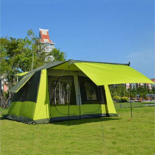 Carpa ultragrande impermeable y resistente al viento para 6-12 personas miniatura 3