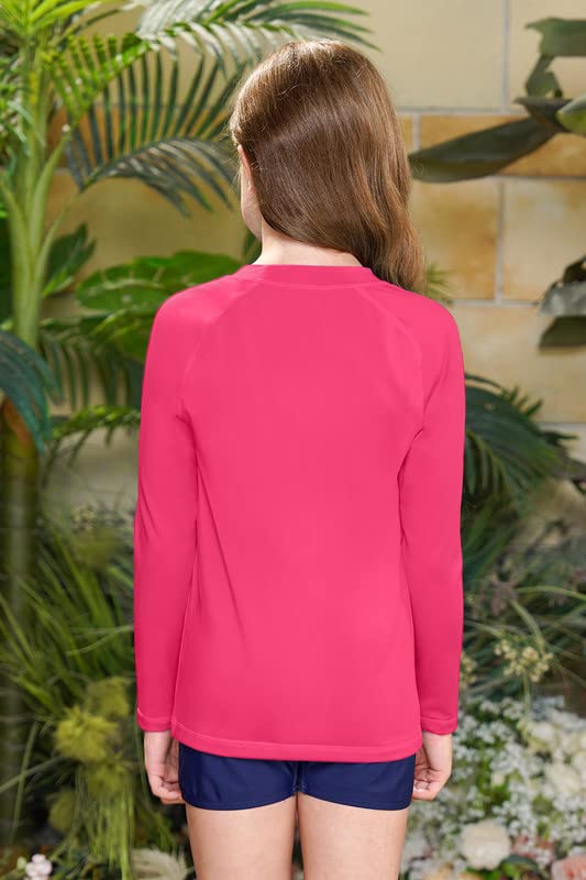 BesserBay Kids Sun Protective Long Sleeve Swim Shirt4