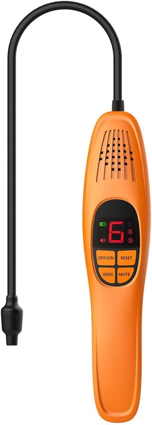 Elitech LD-100+ Refrigerant Halogen Gas Leak Detector - R32 CFC HCFC HFC Leak Tester Checker - Portable Handheld - For Automotive Air Conditioning Repairs, Heat Pumps - Equipped with High Sensitivity Diode Technology