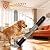 Freestanding Outdoot Electric Heater, Infrared Patio Heater for Outdoor/Indoor Use, 1500W garage heater electric, REMOTE CONTROL, BLACK