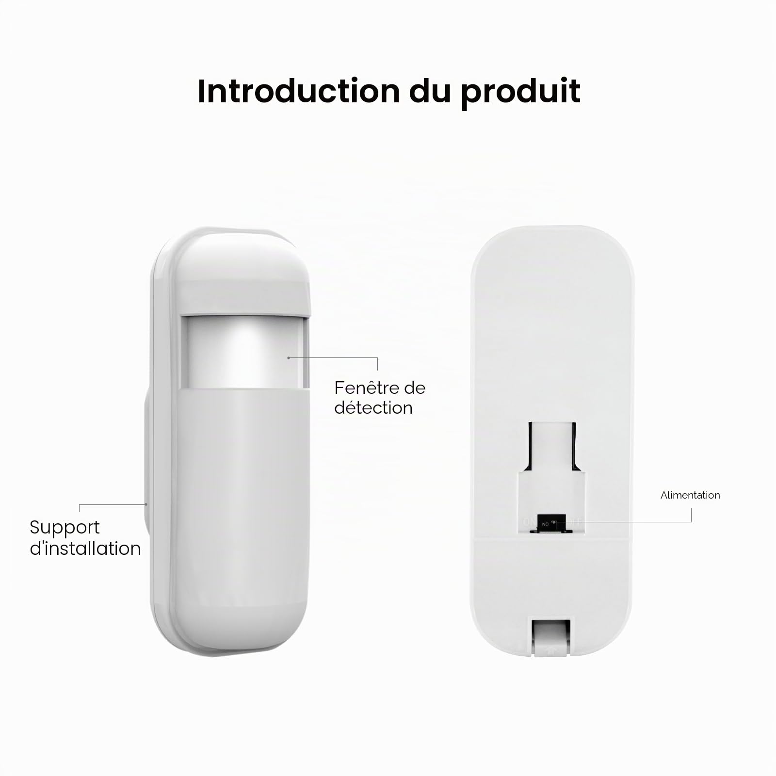 Lot de 3 détecteurs d'intrusion à Infrarouge Intelligent PIR pour PGST A01 A02 105 107 108 109 Système d'alarme de sécurité Domestique
