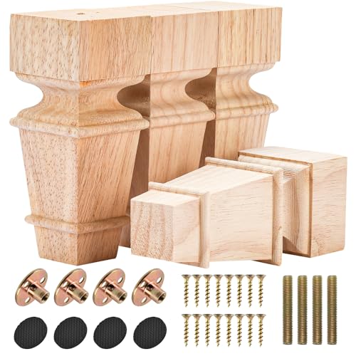 Patas de madera para muebles ideales para renovar el sofá o armario del salón 2