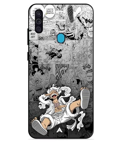 Image of Premium Anime 2 Case for Samsung Galaxy A11 (Glossy Finish) Soft-Touch Metal TPU Back Cover, Shockproof, Designer, Aesthetic Mobile Phone Case