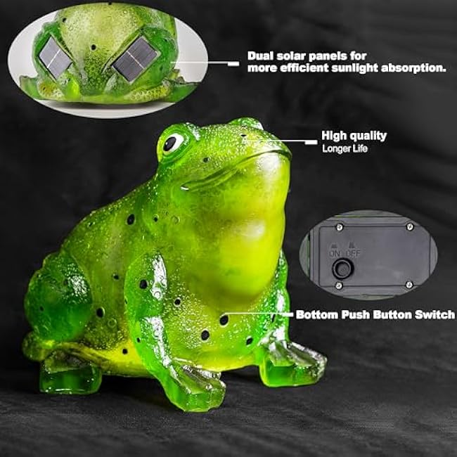 TIJNN Solar Frog Lights Decorative Lighting