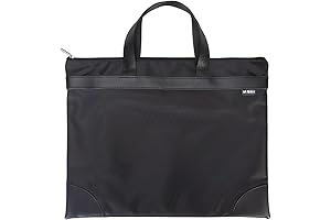 M&G Zipper Document Pouch with Handle for Enhanced Portability and Security