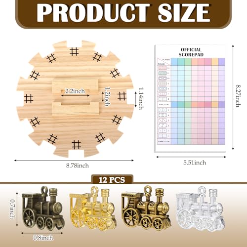 Set de Accesorios Mexican Train Dominoes 14 Piezas miniatura 2