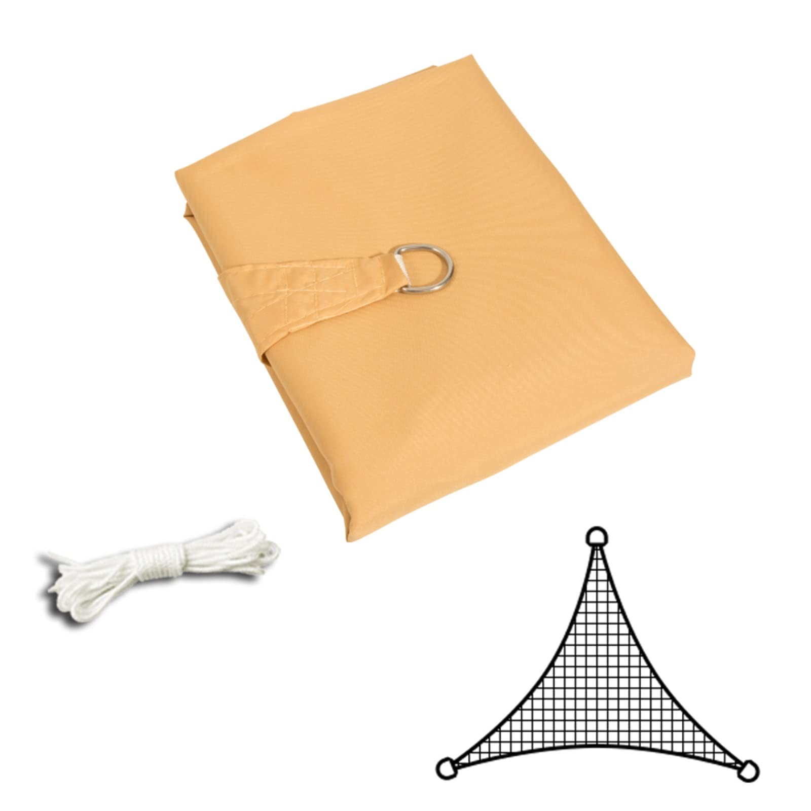 Sombrilla gruesa cifrada 2x3m amarilla impermeable para patio y aire de coche