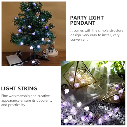 Guirlande lumineuse améthyste USB Mipcase pour décoration de Noël