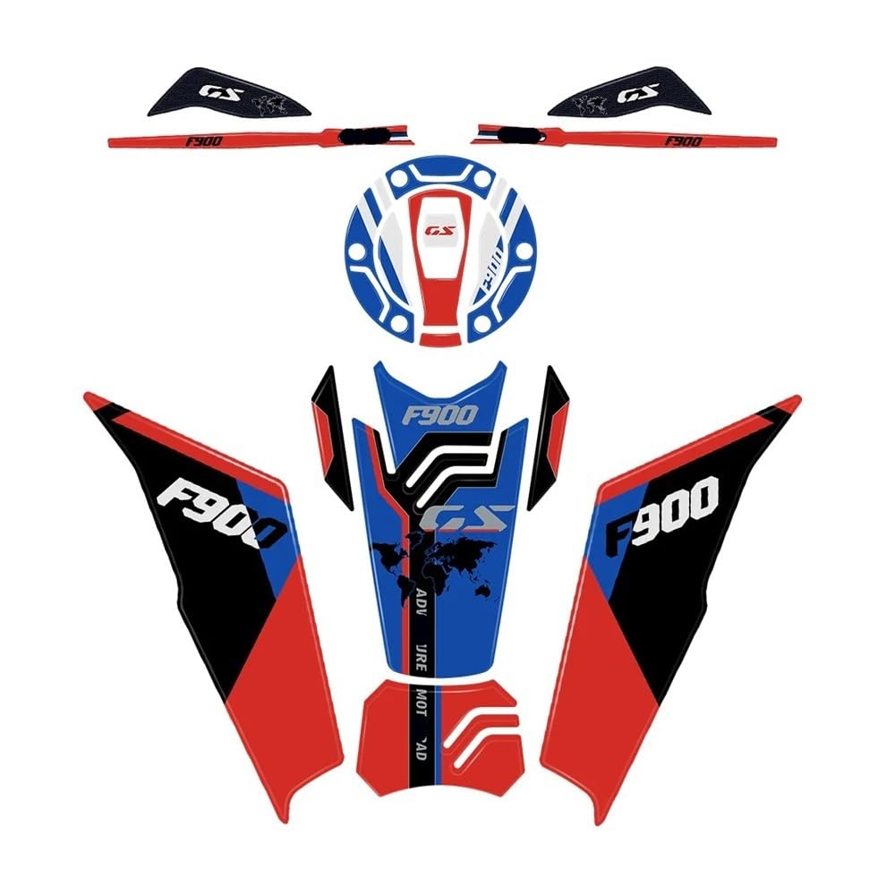 Fuel Tank Protector Motorbike Tank Pad Sticker Epoxy Resin Protective for F900GS F 900 GS for Adventure 2024