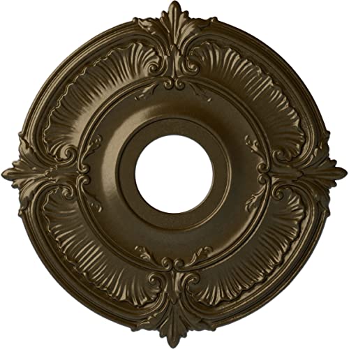 Image of Ekena Millwork CM18ATBRSDecorative Ceiling Medallions Modeled After Original Historical Patterns & Designs, Brass