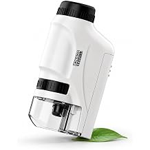 Pocket Microscope 60X120X LED Lighted Mini Microscope
