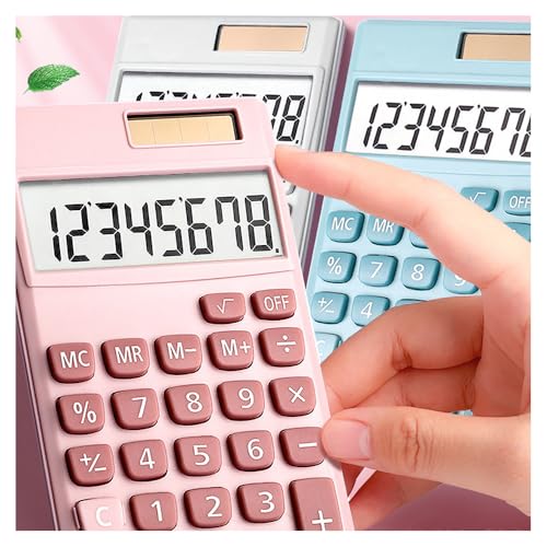 vrunyuoi ミニ電卓 ポータブル電卓 ソーラー 8桁 ポケットサイズ かわいい 小型計算器 軽量 キャンディカラー 省エネ オフィス 学校 学生 学習用品 文房具用品 TGJSQ0616 の商品画像 6