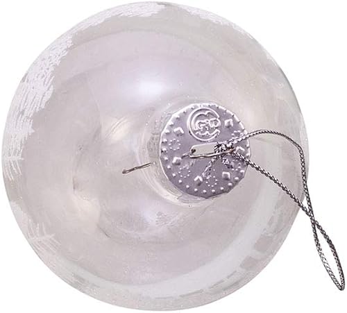 Miniatura 8 de Kurt Adler - Bolas de cristal transparentes con diseño de árbol blanco de 3.150 in, caja de 6 piezas