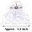 Cobahom 12 Pack Small Plastic 1.2 Inch No-Slip Mini Clips for Thin Hair Styling Accessories for Women and Girls (White)