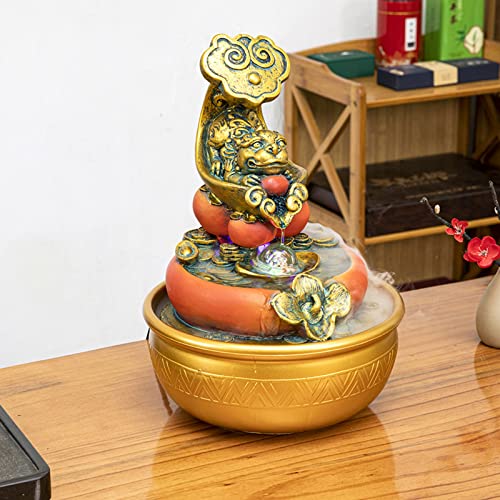 Fuente de mesa zen con luces LED para transformar tu escritorio en un oasis de relajación 8