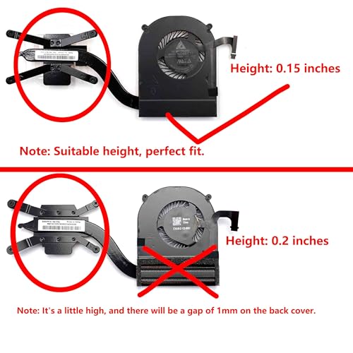 Image of BestParts CPU Fan + Heatsink for Lenovo Thinkpad Yoga X1 Carbon 4th 2016 20FB 20FC Series Laptop 01AX999 01AX830 ND55C33 01AW976 00JT800 BAZB0505R5H 023.10084.0011 C16-00-Z-93O-002F