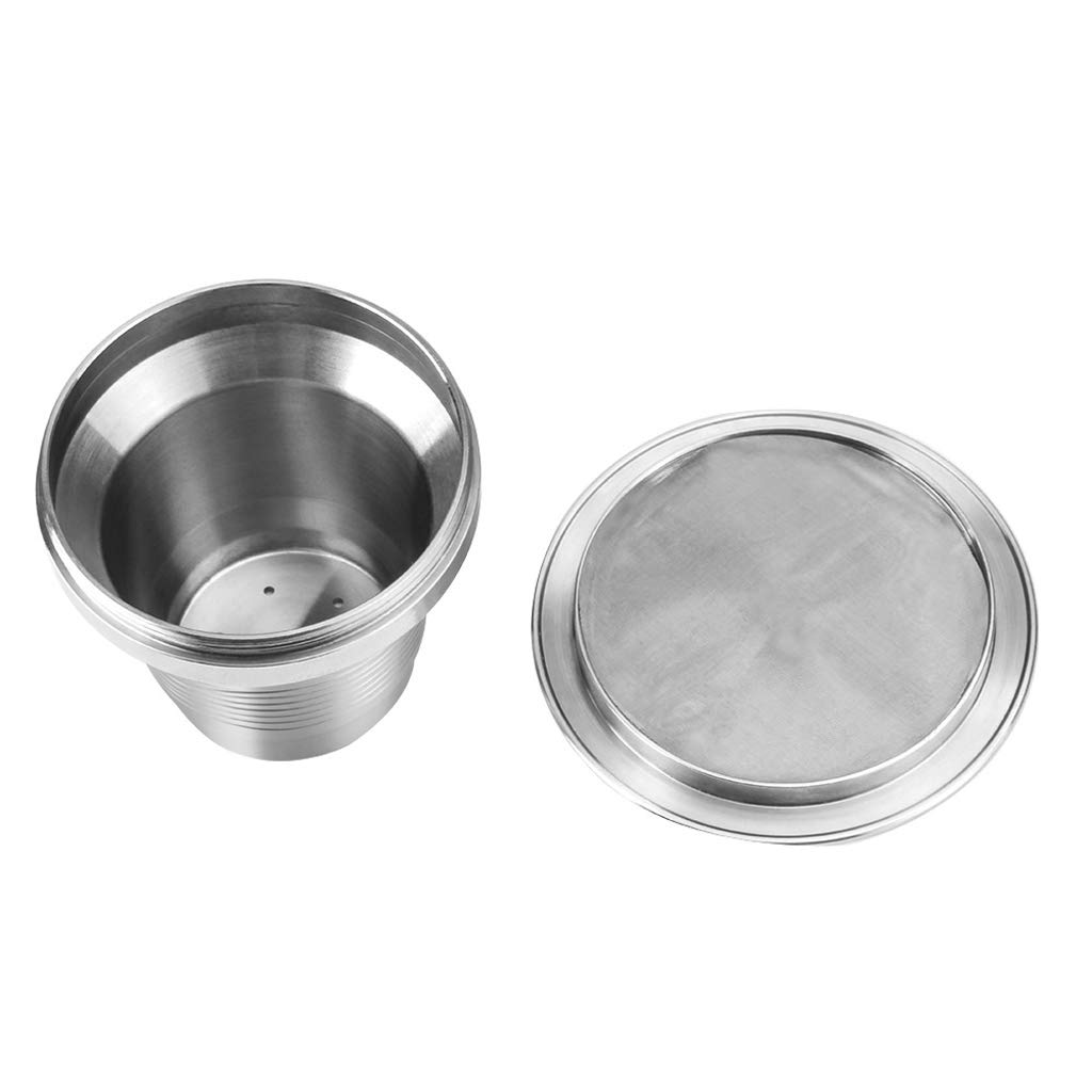 Juego de 5 filtros de café reutilizables de acero inoxidable para LOR