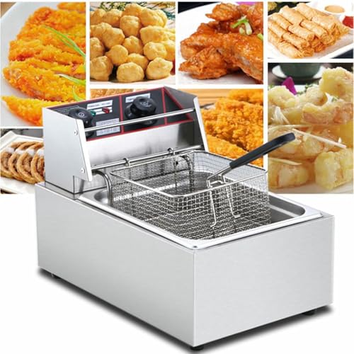 Friteuse électrique 2500 W haute précision avec thermostats