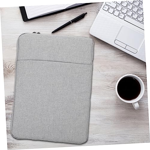 Funda para portátil de 14 pulgadas gris en poliéster resistente a golpes 6