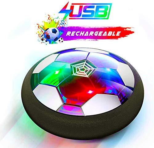 Ucradle Juguete Balón de Fútbol Flotante, Air Football on Luces LED