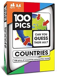 100 PICS Animals Travel Game - Family Flash Cards, Pocket Puzzles For Kids And Adults