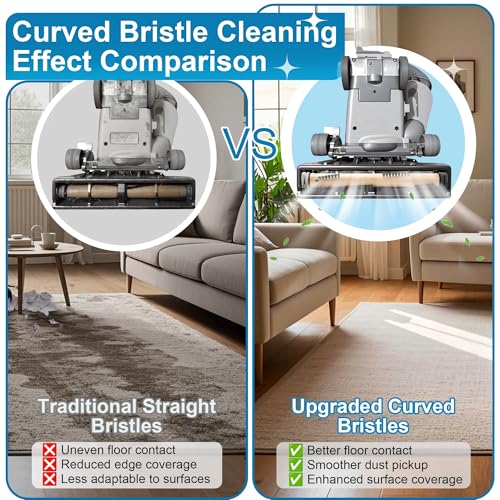 Image of Vacuum Cleaner Brush Roll Compatible with Kirby Cleaner G3 /G4 /G5 /G6 /Sentria, Ultimate G, Vacuum Attachments Replacement Parts, Upgraded Soft Bristle Brush Roller for Clean (1 Pack-Soft)