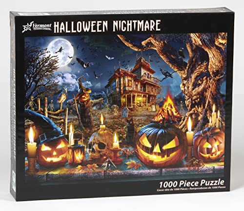 Vermont Christmas Company VC1269 Halloween Nightmare Jigsaw Puzzle 1000 Piece thumb #1
