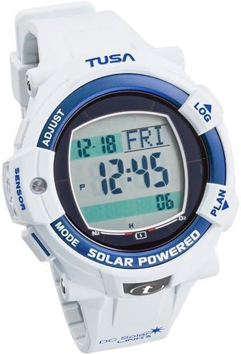 TUSA IQ-1204 DC Solar Link Dive Computer showing a different display layout