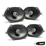 MB Quart - Two Pairs of Formula 5x7 / 6x8 Inch 2-Way Coaxial Car Speakers - FKB168
