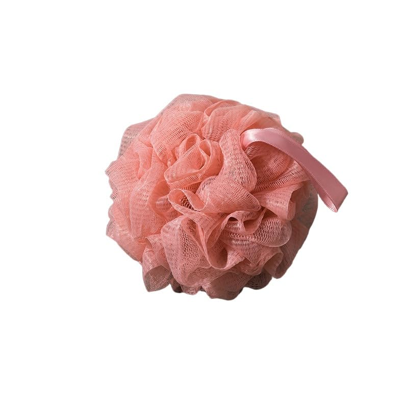 Bolas de baño 30g Burbujas de frotamiento suaves y espumantes Baño de burbujas Baño de flores Bolas de baño para hombres y mujeres Bolas de burbujas para el hogar Puffs de baño prácticos Rosa oscuro