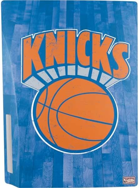 Vista 19 de Skinit Decal Gaming Skin Compatible with PS5 Bundle - Officially Licensed NBA New York Knicks Black Secondary Logo Design Negro - DSTKNI03