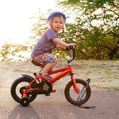 Soporte para bicicletas y scooters portátil de hierro negro infantil 6