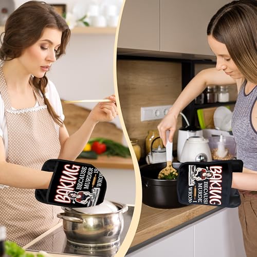 Maniques resistantes a la chaleur pour comptoir cuisine et protection mains - 6
