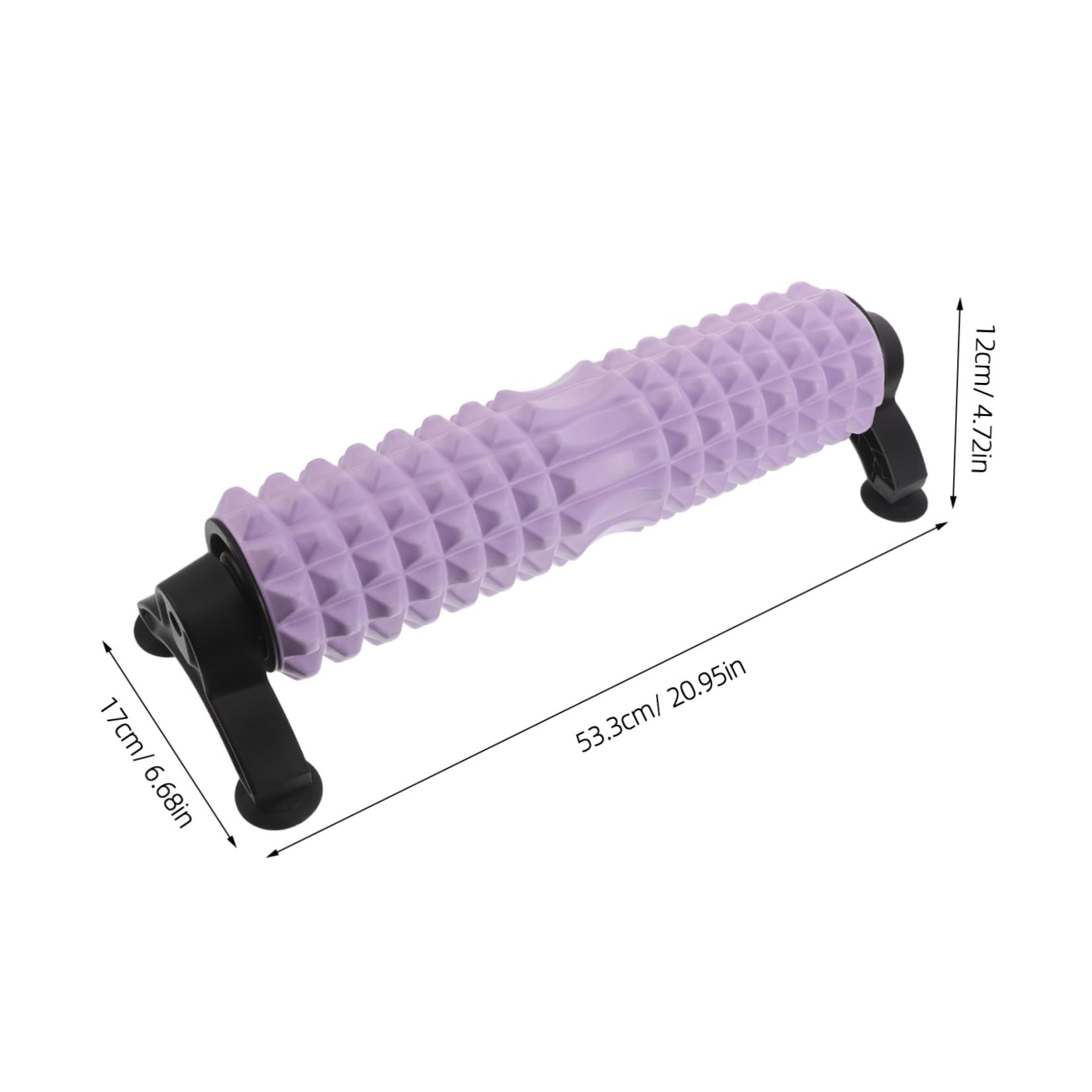 Anneome Rullo con Supporto per Massaggio Muscolare in Schiuma Solido la Flessibilità e Favorisce Muscolare per Pilates e Casa
