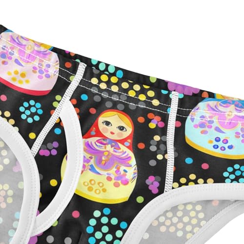 Colorful Matryoshka Dolls Toddler Boy's Underwear 2T 202c12274