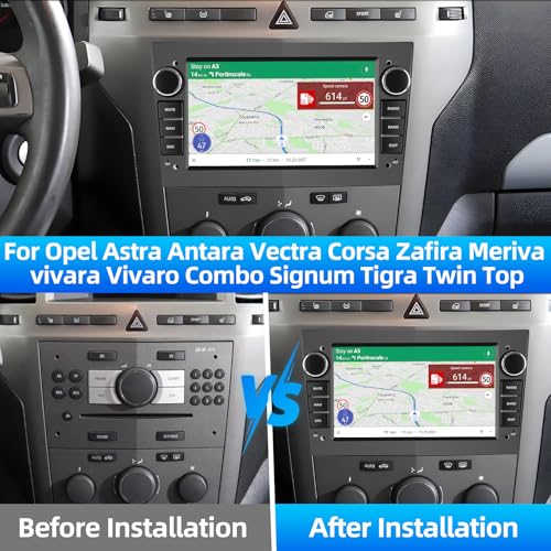 Autoradio Opel Carplay Android Auto 2 64G écran tactile GPS Bluetooth - 2