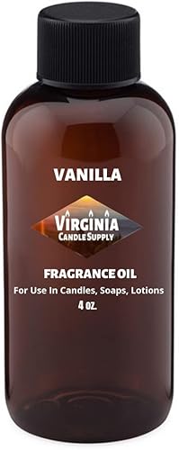 Aceite de fragancia de vainilla (botella de 4 onzas) para hacer velas, hacer jabón, hacer tartas, aerosoles de habitación, lociones, ambientadores