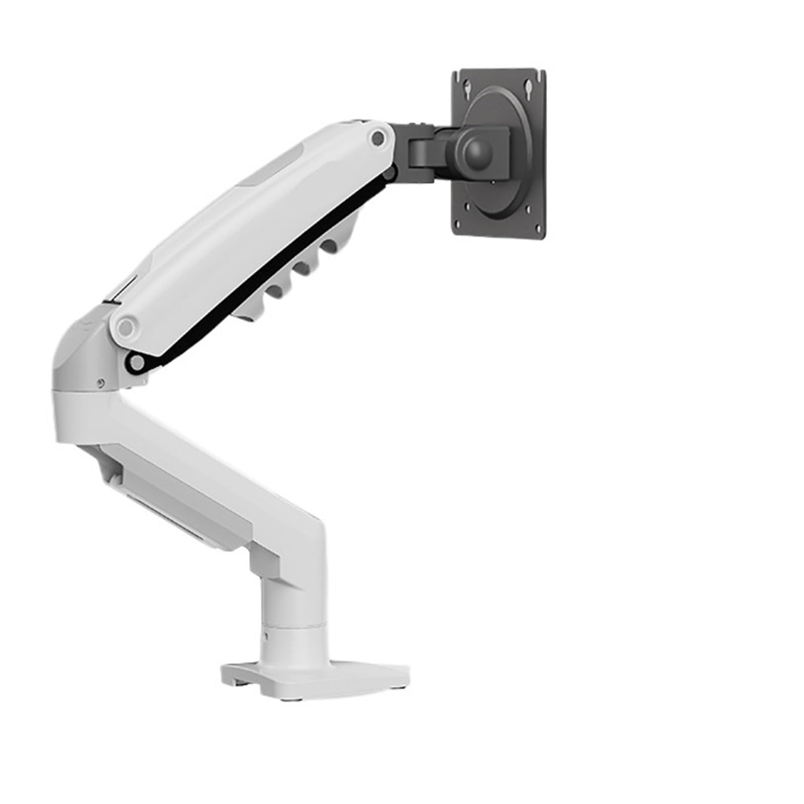 Ikpgbzxm One Color Computer Monitor Bracket Robotic Arm, No-Drill Heightening Cantilever Frame F80(F80-Xe|Elegantwhite)