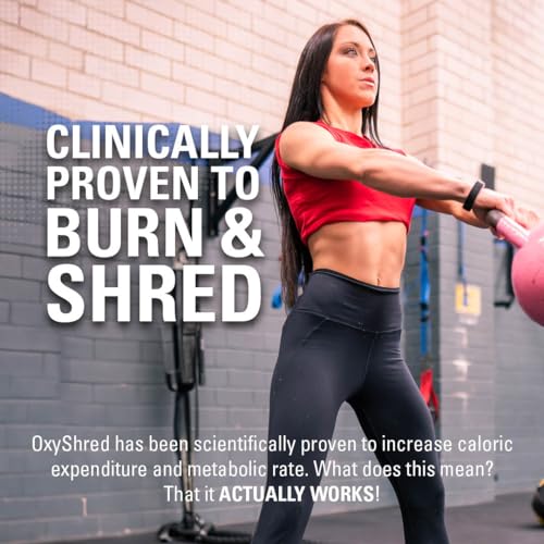 Image of EHP Labs OxyShred Pre Workout Powder - Preworkout Powder with L Glutamine & Acetyl L Carnitine, Energy Boost Drink - Pink Grapefruit, 60 Servings