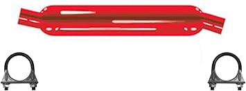 Cherry Bomb 87097CB Muffler 23 inch OAL, 18 in Body 2" Inlet 2" Outlet
