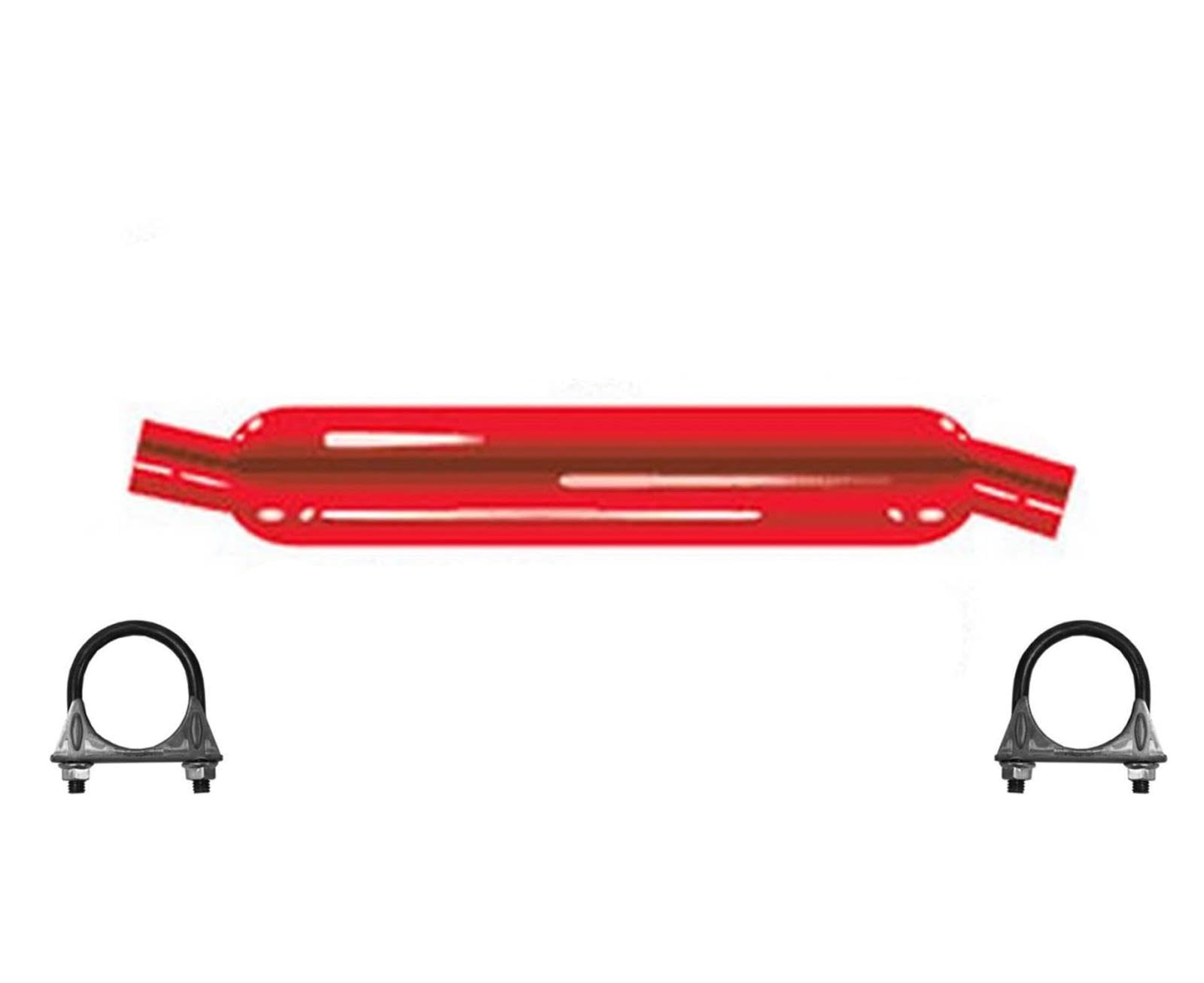 Amazon.com: Cherry Bomb 87097CB Muffler 23 inch OAL, 18 in Body 2