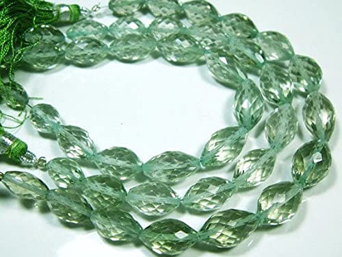 Améthyste verte AA briolettes facettées en forme de goutte pour la création haute joaillerie