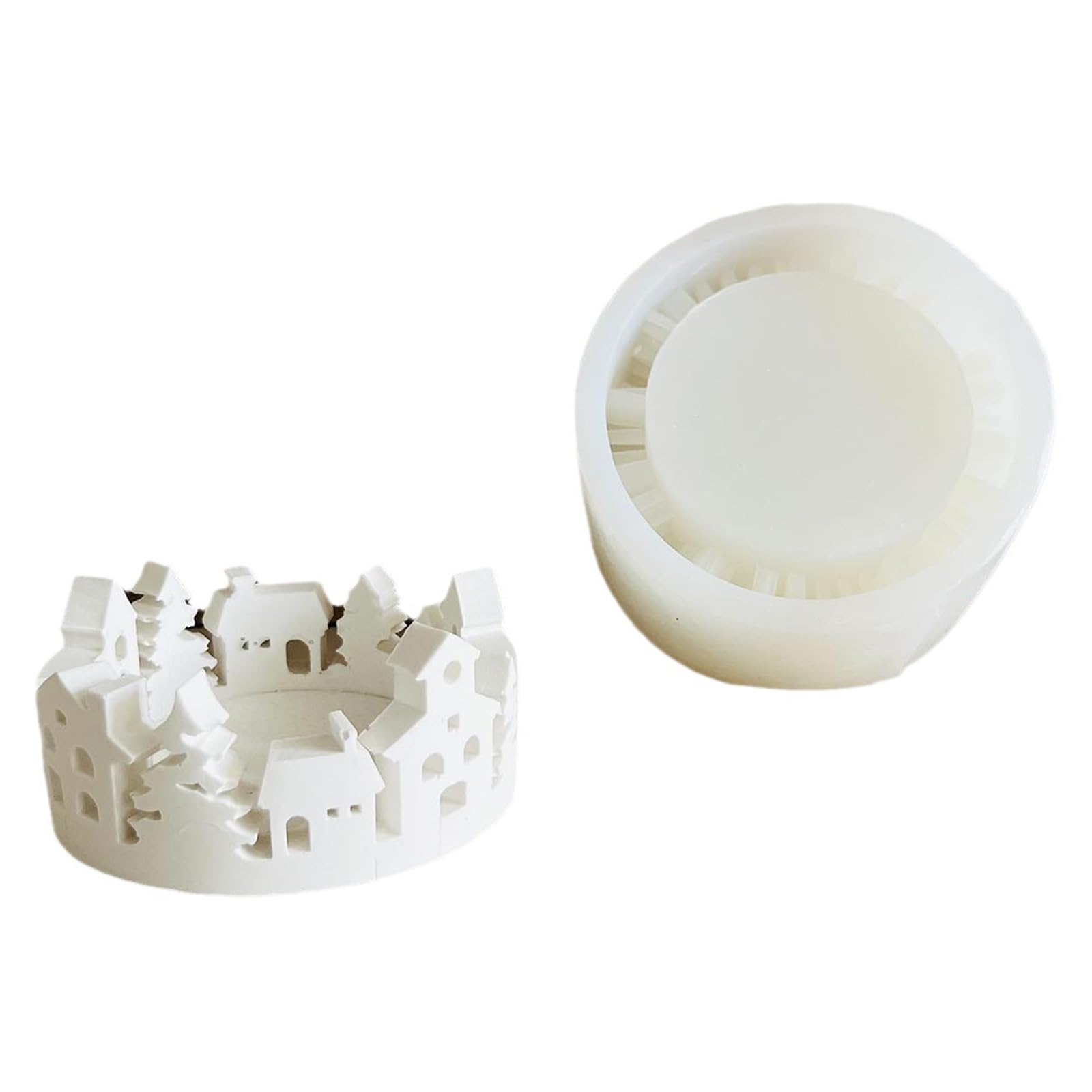 Moule silicone résine époxy de plateau artistique et plat de présentation pour décoration Noël