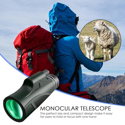 Télescope monoculaire 12x50 étanche et compact pour observation - 2