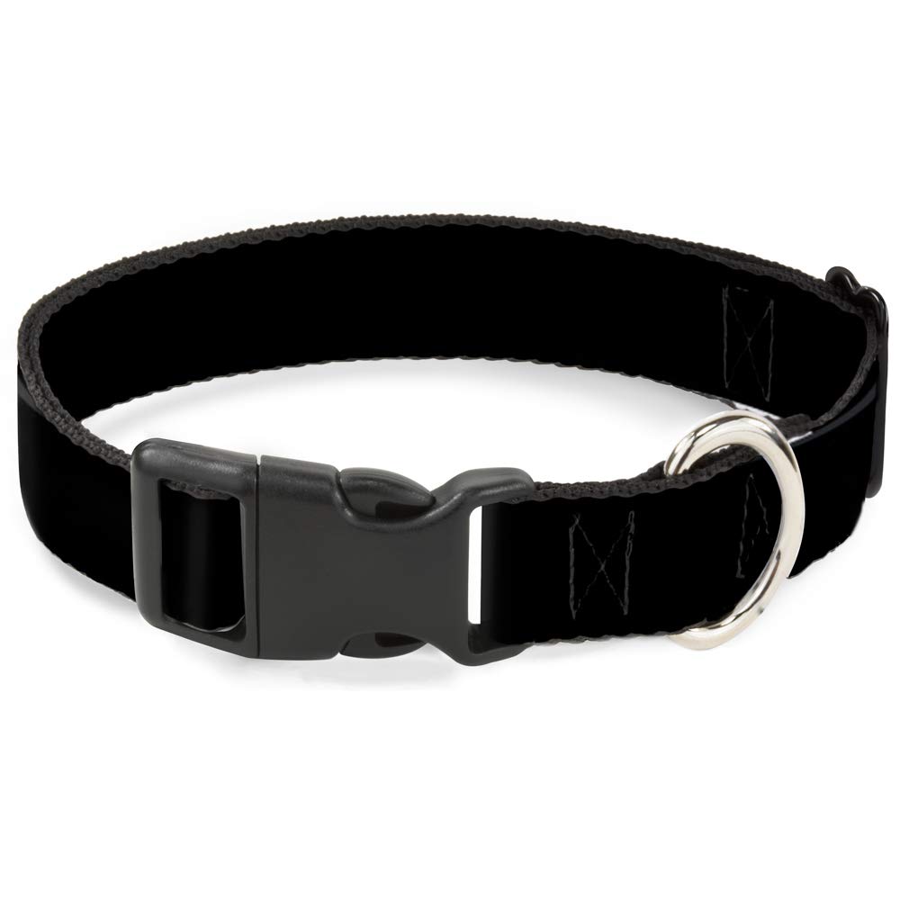 Cuello de clip de plástico negro Buckle Down para panel talla S 1
