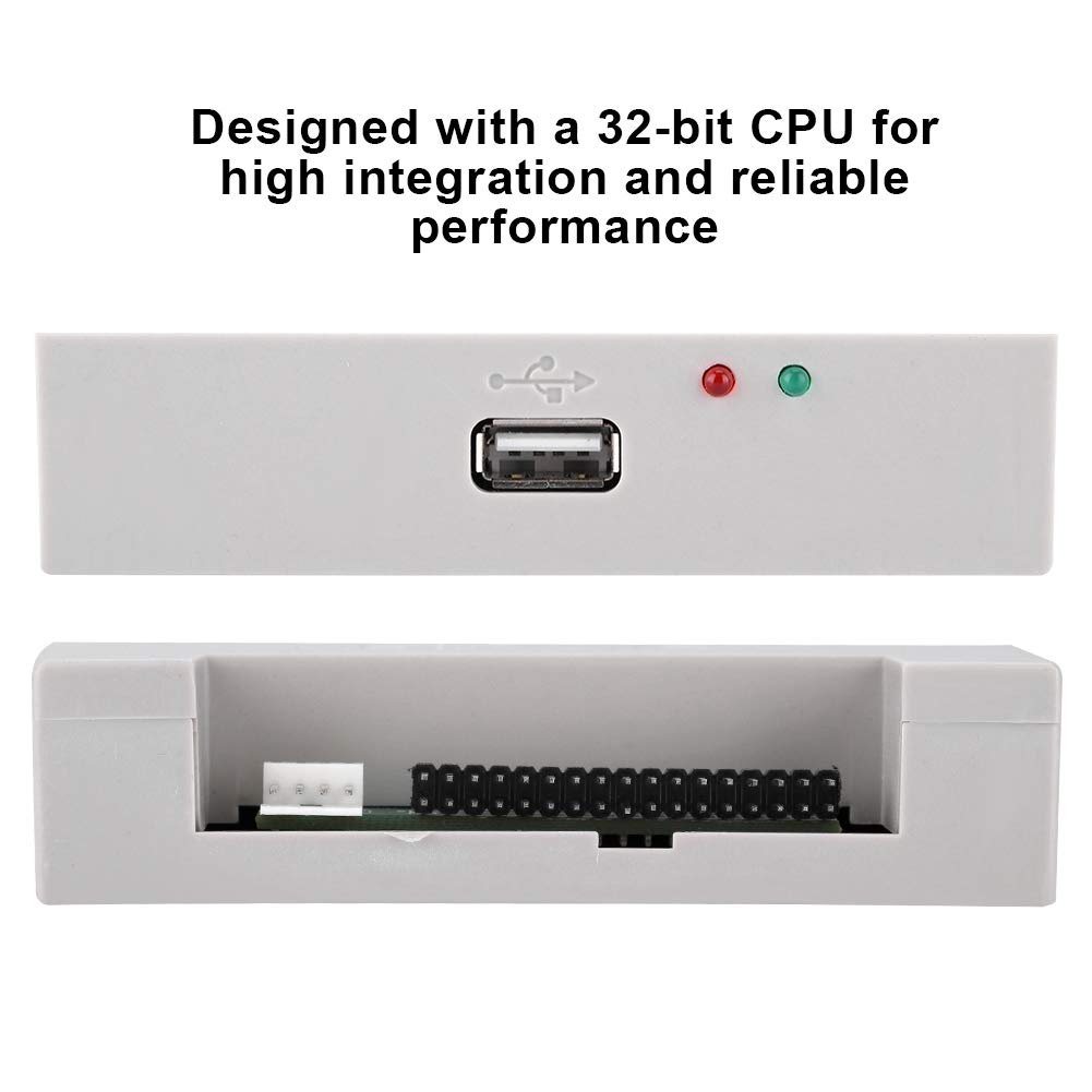 Ausla Unidad de Disquete USB Externa 3.5" 1.44MB, Emulador Flash Drive FDD-UDD U144, Plug & Play, para Control Industrial